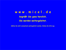 Tablet Screenshot of micel.de